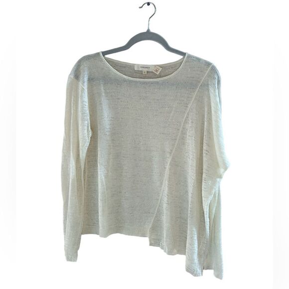 Inhabit | Asymmetrical Linen Sweater | P - Picture 1 of 6
